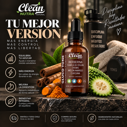 GLUCO TONE™ – Apoyo Metabólico y Control de Antojos