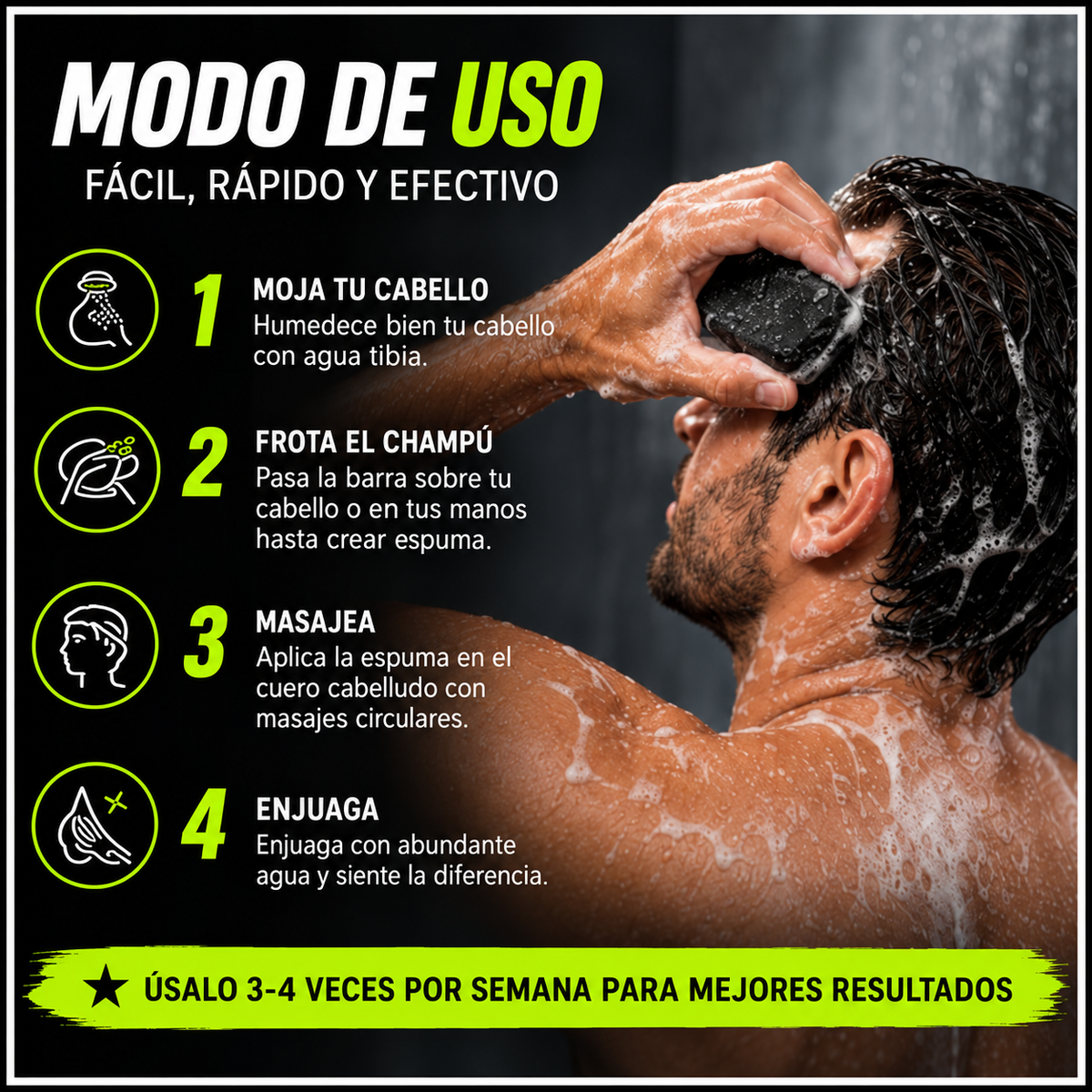 ZERO CANAS | CABELLO VISIBLEMENTE MÁS OSCURO EN 7 DÍAS