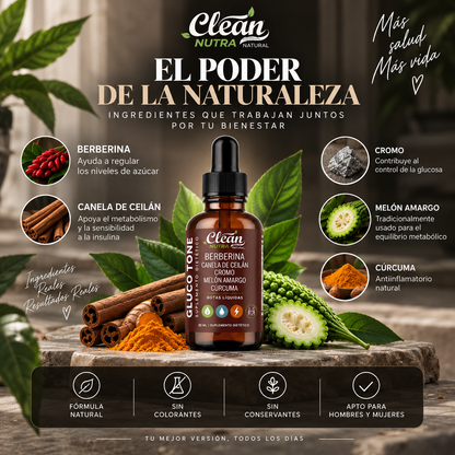GLUCO TONE™ – Apoyo Metabólico y Control de Antojos